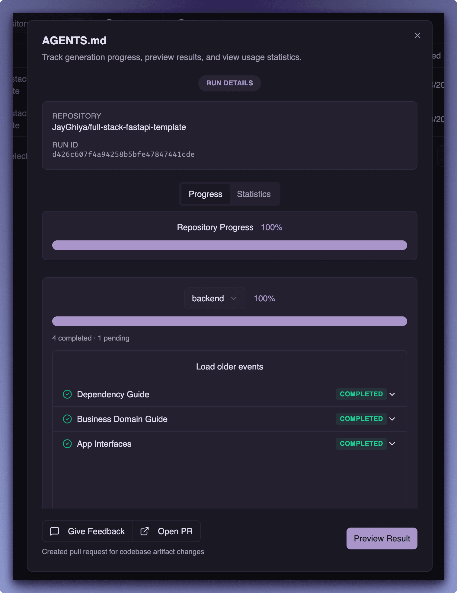 AGENTS.md Workflow Progress
