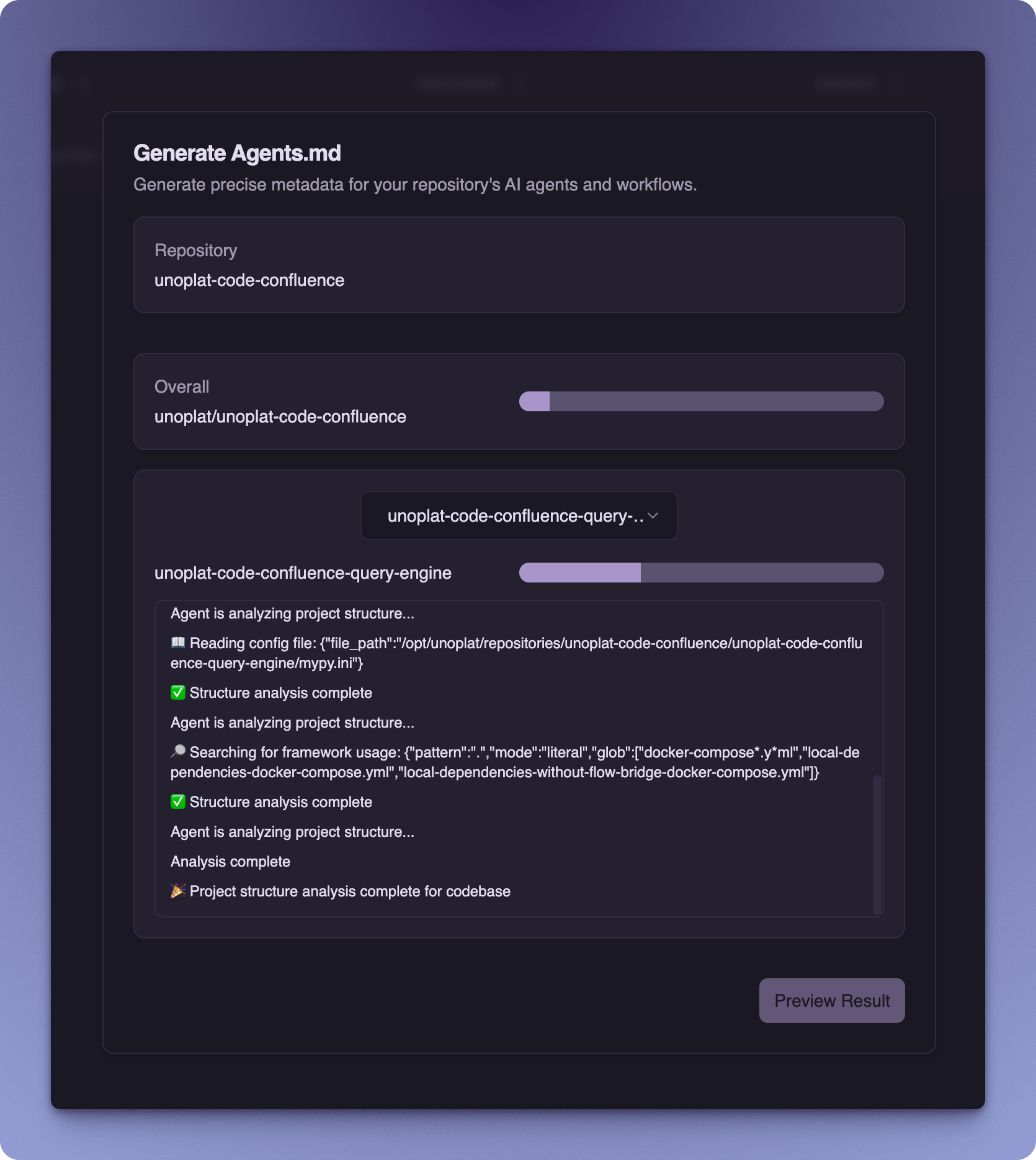 AGENTS.md Workflow Progress